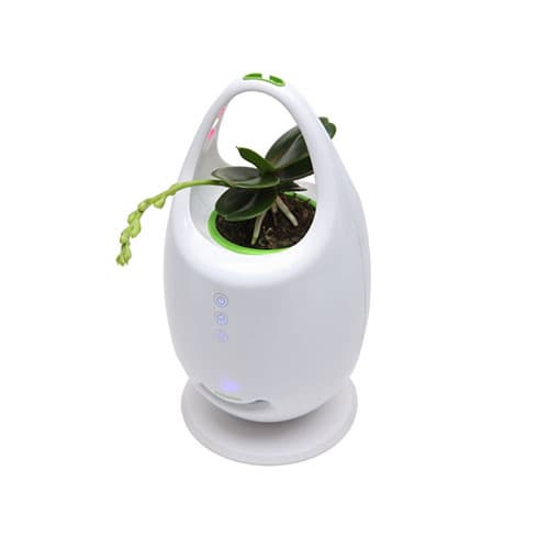 Air Purifier with LED flower pot function embedded